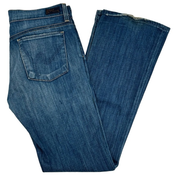 Vintage '00s Citizens of Humanity Low Rise Flare Jeans Jerome Dahan | Size 27 - Picture 2 of 10